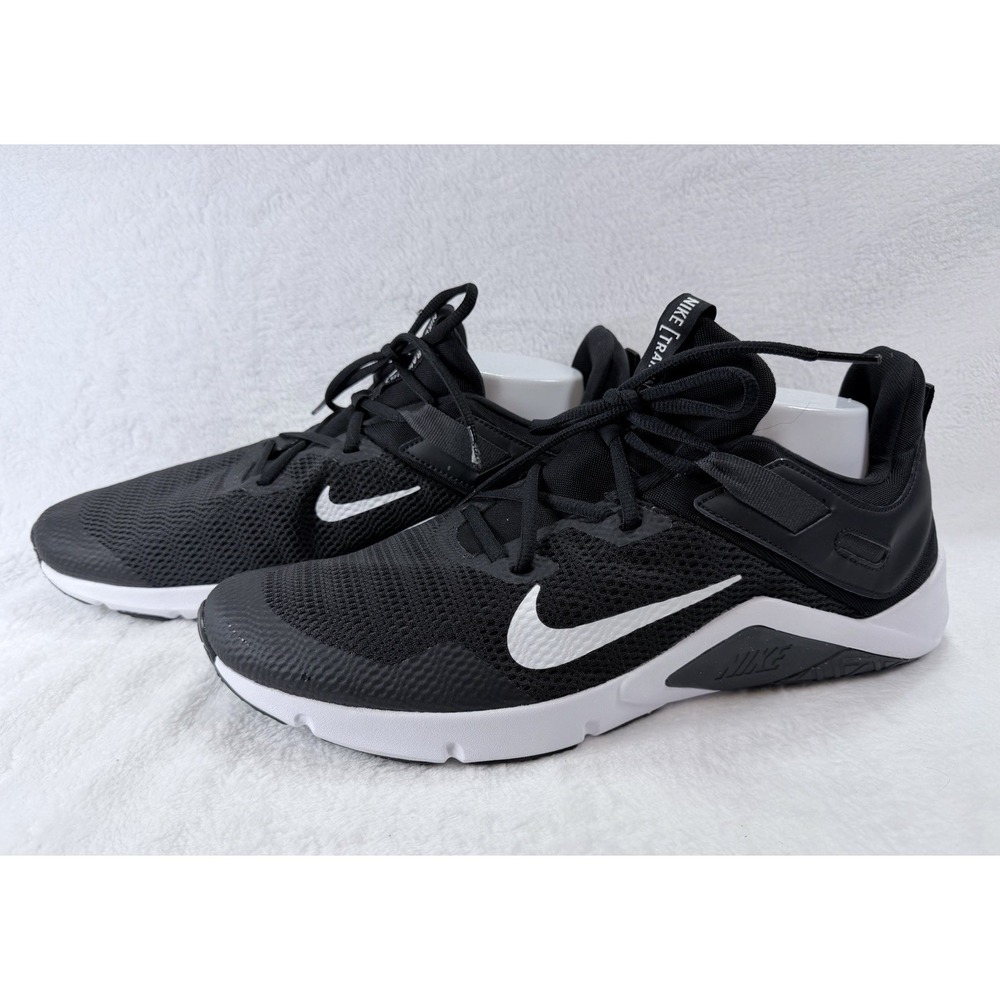Nike Legend Essential Mens Cross Training Shoes Size 14 Black White CD0443-001